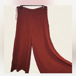 New Vince Camuto Rust Wide Leg Pants
